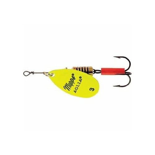 Блесна вращающаяся Mepps AGLIA FLUO, 3, Chartreuse C_PFJ004_33 блесна вращающаяся mepps aglia fluo 2 tiger комплект из 1 штука