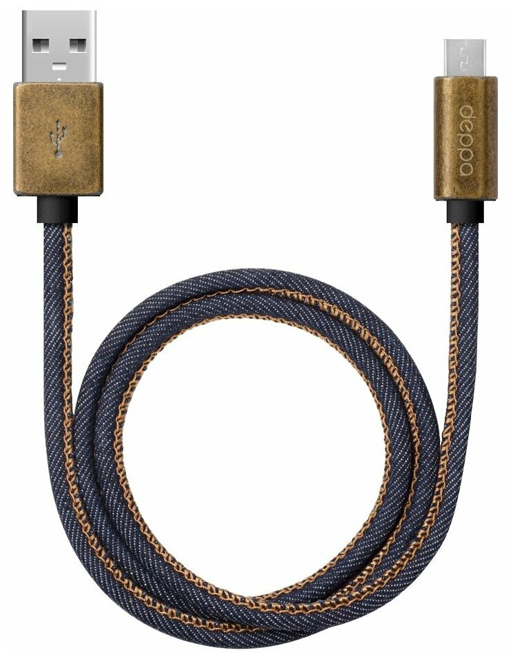 Кабель Deppa Jeans USB - microUSB (72276)