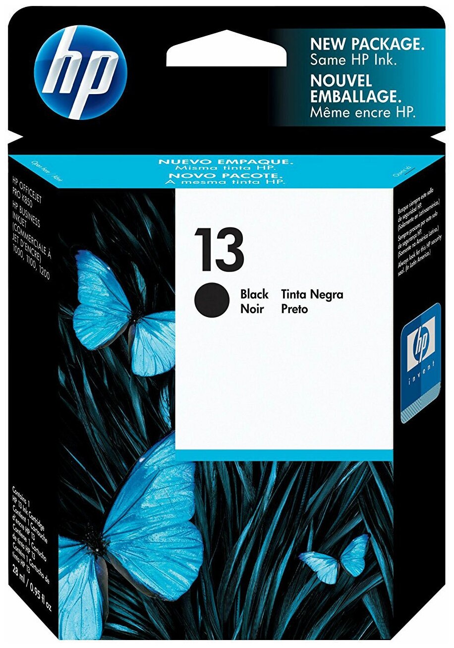 Картридж HP 13 Black черный C4814A