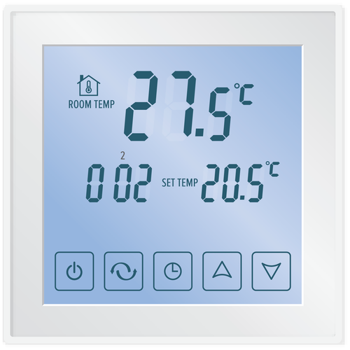 Терморегулятор Caleo SM931 белый программируемый цифровой терморегулятор e51