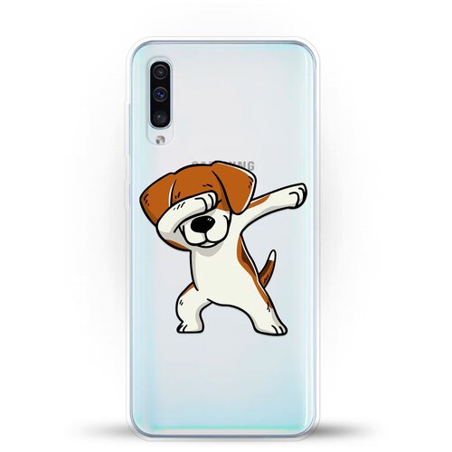 фото Силиконовый чехол swag бигль на samsung galaxy a50 andy & paul