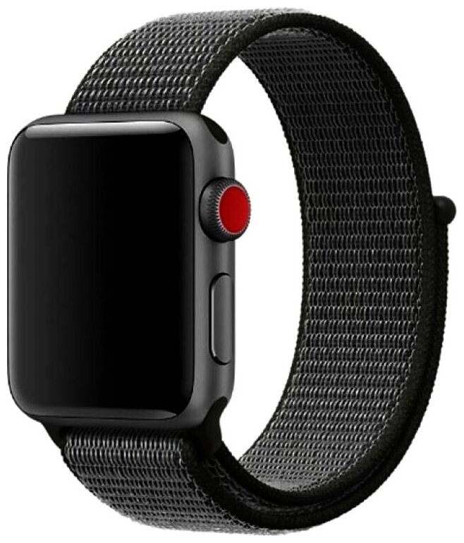 Ремешок Devia Deluxe Series Sport 3 Band для Apple Watch 38/40 мм (Серый)