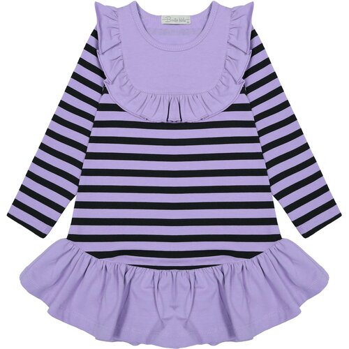 Платье BONITO KIDS, хлопок, размер 122, фиолетовый