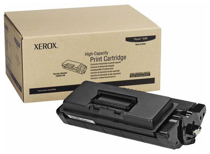 Принт-картридж черный (black) XEROX 106R01149 для Ph 3500