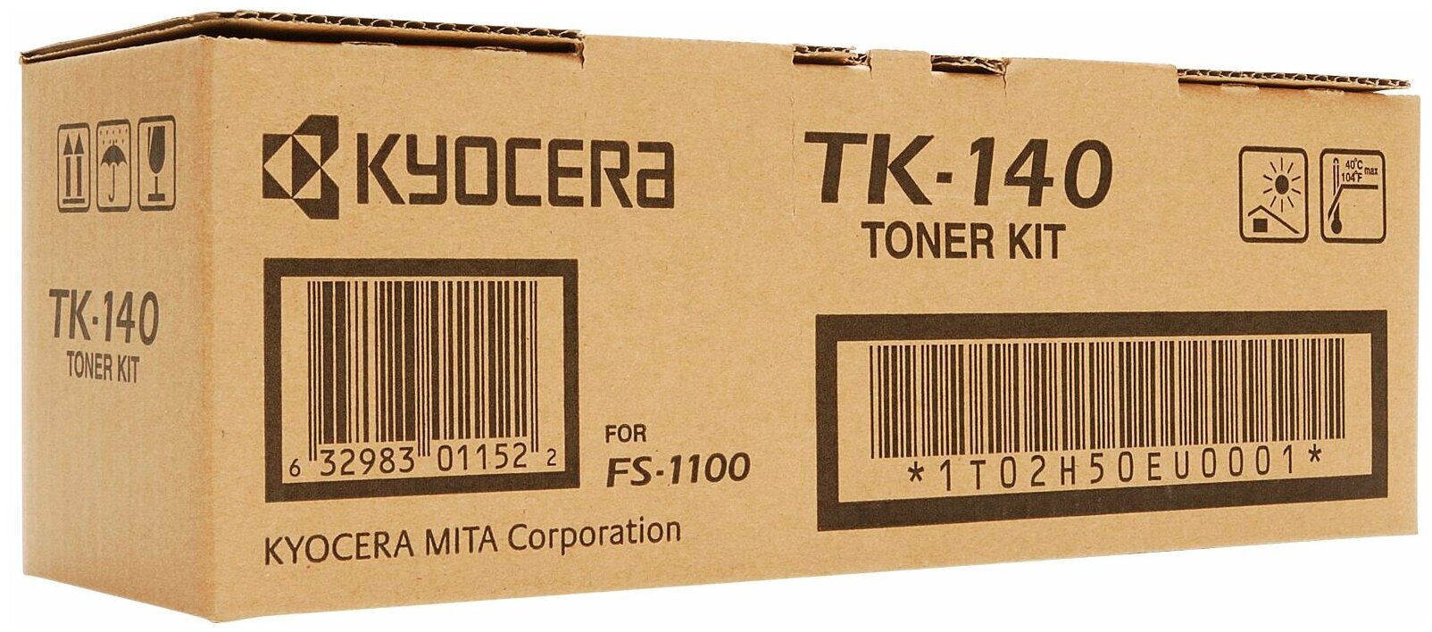 Kyocera Тонер-картридж оригинальный Kyocera TK-140 1T02H50EUC черный 4K