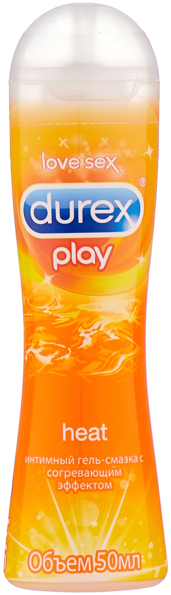 Гель-смазка Durex Play Heat с согревающим эффектом, 50 мл, 1 шт.