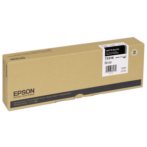 Картридж Epson C13T591800, 700 стр, черный матовый картридж epson c13t636800 700 стр черный матовый