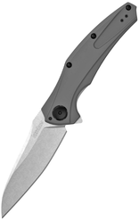 Нож складной kershaw Bareknuckle серый