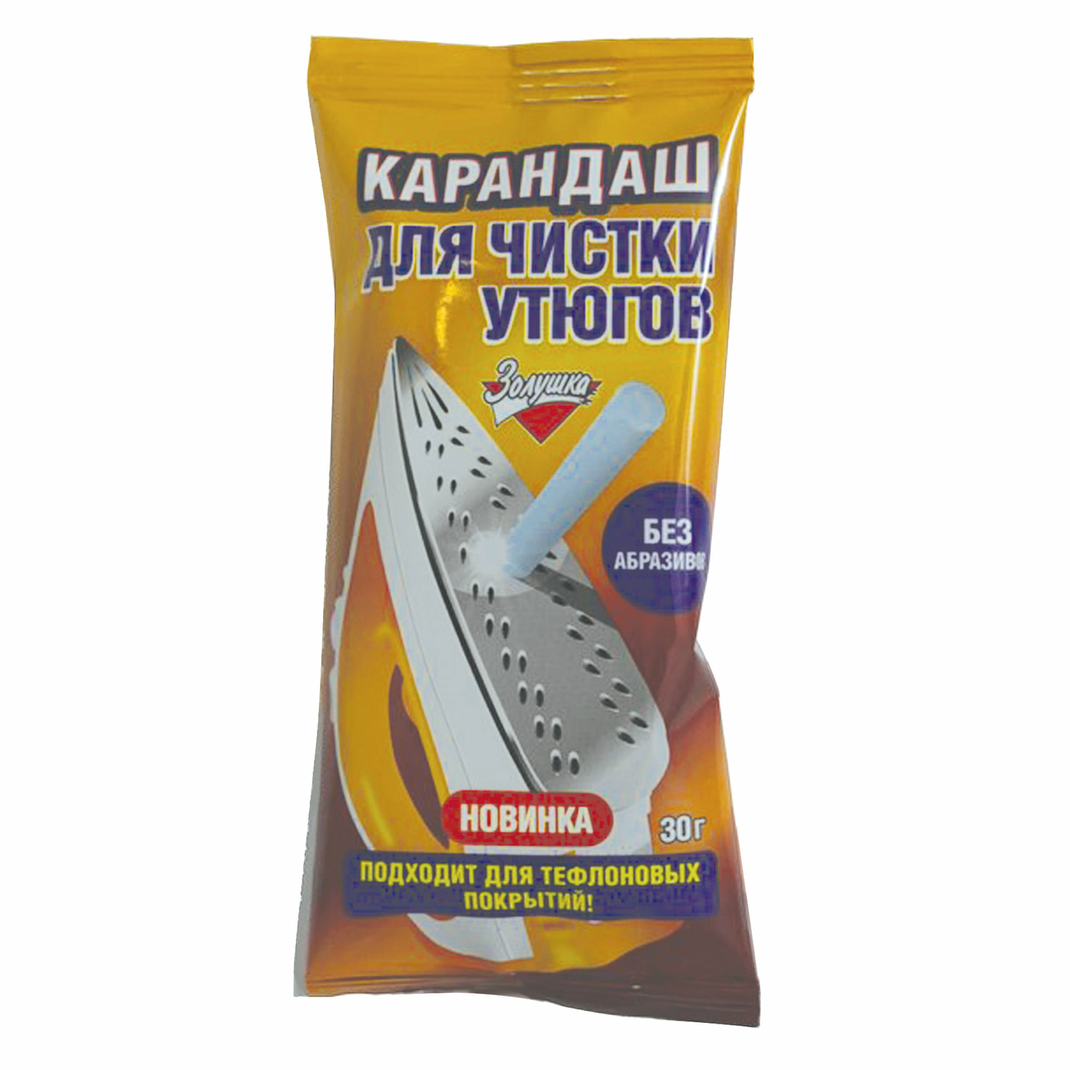 Средство для чистки утюгов 30 г, золушка, карандаш без абразивов, Б24-2