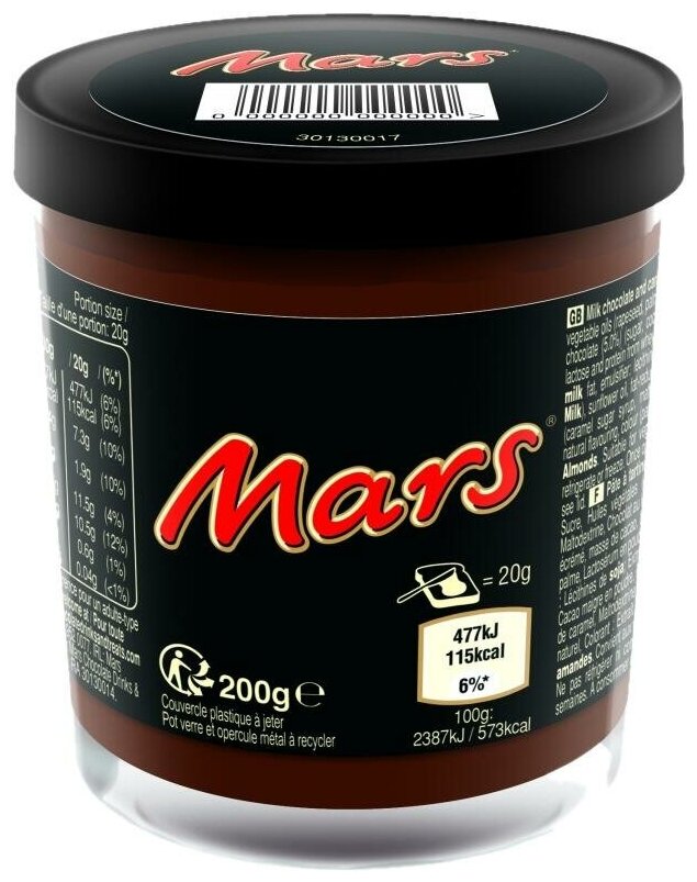 Шоколадная паста Mars