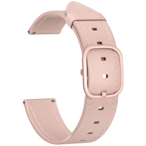 Lyambda Универсальный кожаный ремешок Maia для часов 22 mm (DSP-02), pink 20mm 22mm watch strap for huawei gt gt2 2e pro band samsung gear s3 frontier galaxy watch 3 4 46mm 42mm active 2 44mm 40mm band