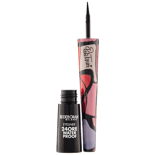 DEBORAH Подводка для век Eyeliner 24Ore Waterproof By Paola Turani, оттенок черный..