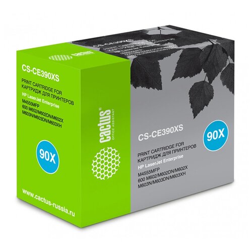 Cartridge toner Cactus CS-CE390XS black (24000p.) for HP LJ M4555