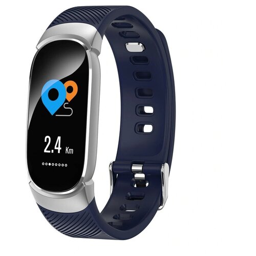 Умный браслет Beverni QW16 серебристыйсиний 226000₽