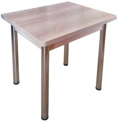 Компактный обеденный стол, СтолБери, Ломберный №1, модерн, раскладной, прямоугольный, Дуб Сакраменто бежевый