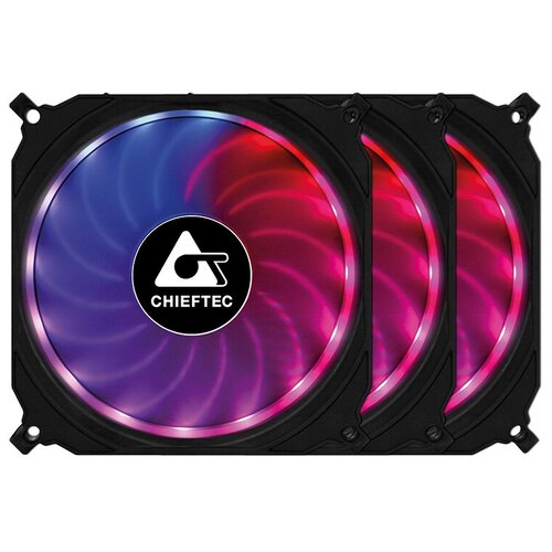 Вентилятор Case cooler Chieftec CF-3012-RGB 3 pcs in box, RGB, 120mm