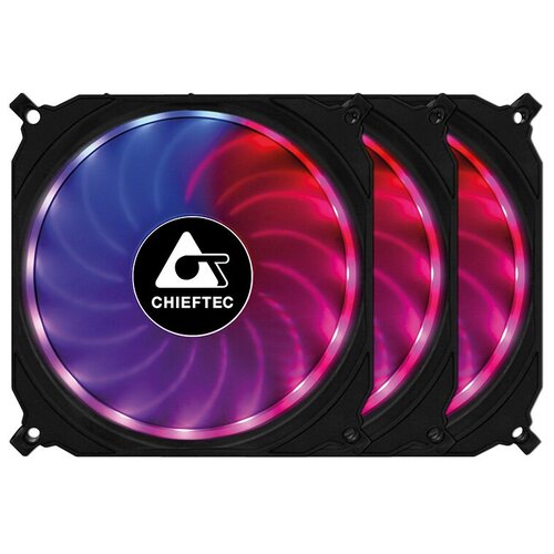 Вентилятор Case cooler Chieftec CF-3012-RGB 3 pcs in box, RGB, 120mm