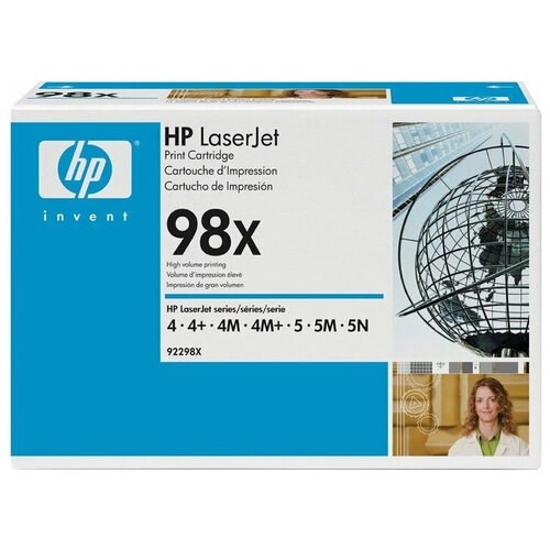 Картридж HP 92298X, 8000 стр, черный