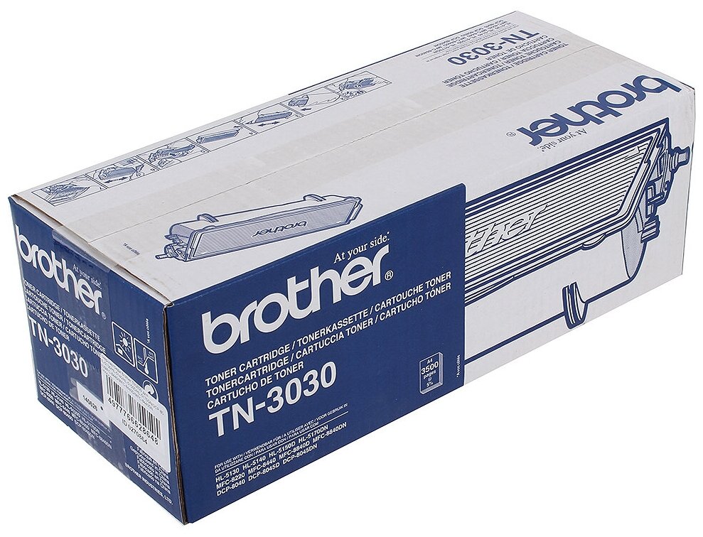 Картридж лазерный BROTHER (TN3030) DCP-8040/8045/HL-5130/5170/ MFC-8220/8840, оригинальный, ресурс 3500 стр