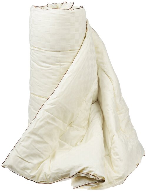 Одеяло Легкие сны Милана, теплое, 200 x 220 см, сливочный