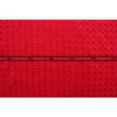 Ткань Бархат-стрейч Ferragamo ярко-красный с ворсоукладкой, ш138см, 0,5 м