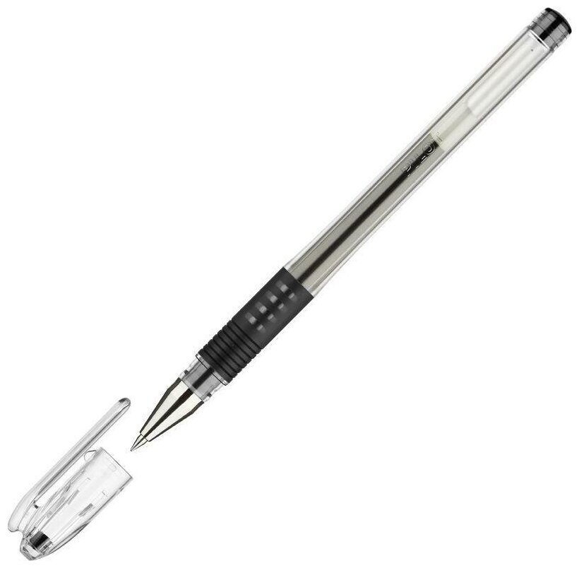 Ручка гелевая неавтоматическая PILOT BLGP-G1-5,резиновый манжет,черная,0,3мм 1 штука