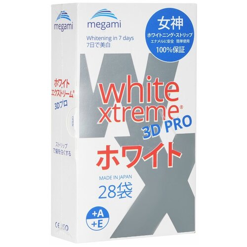 Купить Megami отбеливающие полоски White Xtreme 3D PRO, 28 шт.