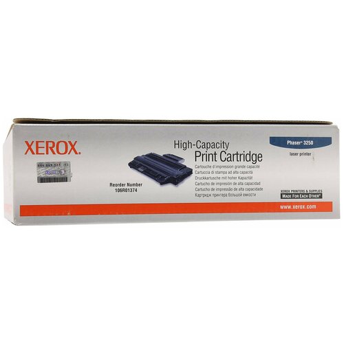 Картридж Xerox 106R01374, 5000 стр, черный картридж xerox 106r01374 5000 стр черный
