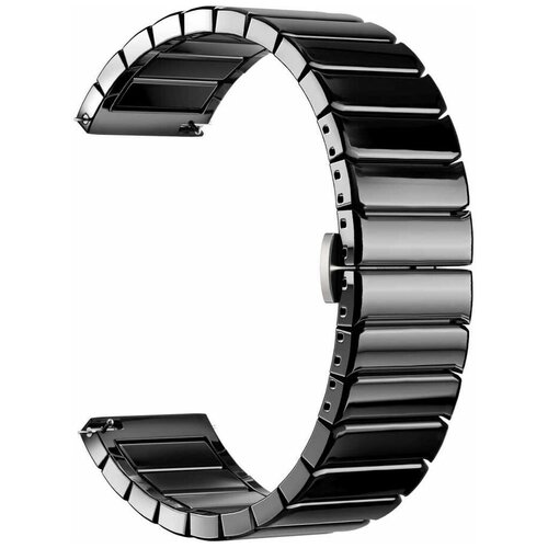Lyambda Универсальный керамический ремешок Libertas 20 mm черный