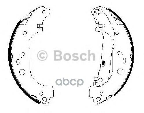Колодки Тормозные Барабанные Bosch арт. 0986487667