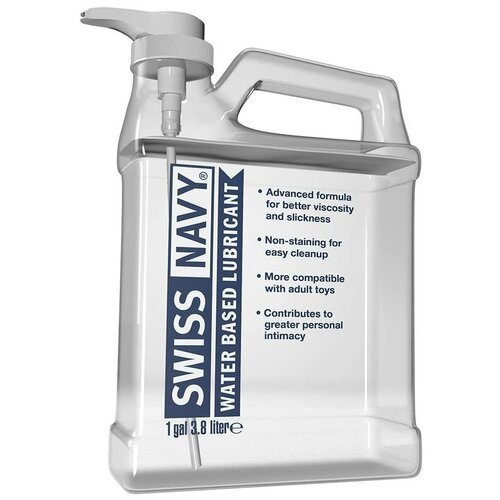 Крем-смазка Swiss navy Water Based Lubricant, 3800 мл