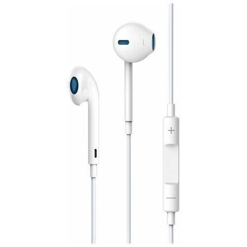 Проводные наушники Devia Smart Earpods, белый наушники phiaton by cresyn c530s вкладыши с микрофоном белый