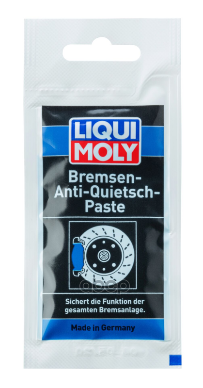  Замена 7585 Смазка Синт. Для Торм. Системы Bremsen-Anti-Quietsch-Paste 001Кг Liqui moly арт. 3078