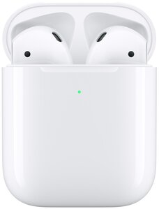 Фото Apple AirPods 2 с беспроводным зарядным футляром MRXJ2