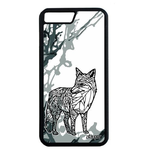фото Чехол на смартфон iphone 8 plus, "лиса" зверь хищник utaupia