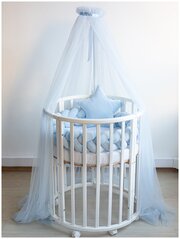 Балдахин для детской кроватки голубой Alisse Dreams
