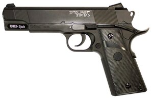 Пневматический пистолет Stalker S1911RD