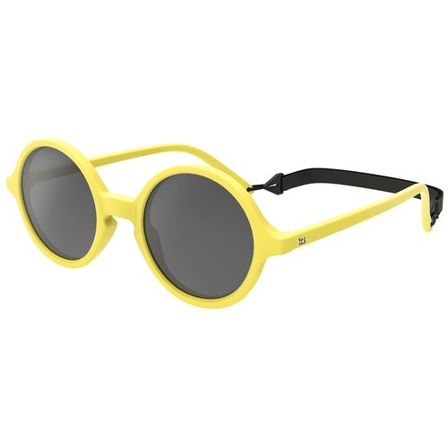 Солнцезащитные очки Ki ET LA, круглые, оправа: пластик, спортивные, желтый