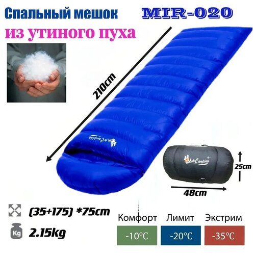 Спальный мешок Mimir-020, синий