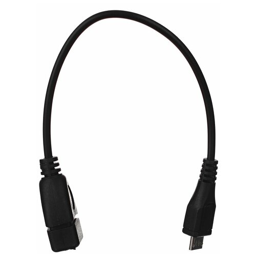 Переходник/адаптер VCOM USB - microUSB (CU280), 0.1 м, черный nyork dual otg usb to type micro