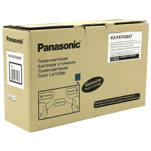 Картридж Panasonic KX-FAT430A7 черный (Картридж)