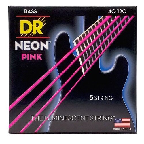 фото Dr strings npb5-40 струны для 5-струнной бас-гитары