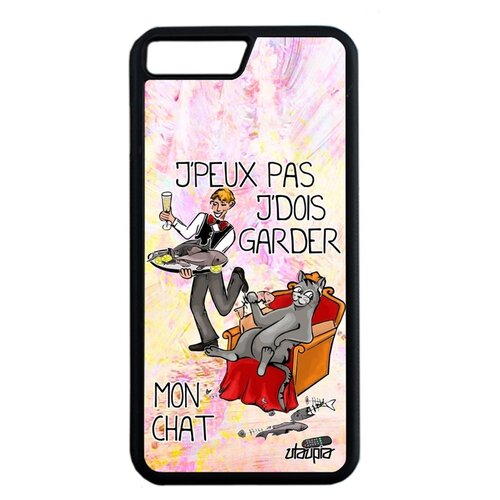 фото Чехол для телефонов iphone 8 plus, "не могу - сижу с котом!" комикс повод utaupia