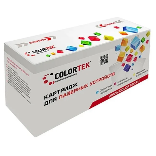 Картридж Colortek C-CF283A, 1500 стр, черный картридж лазерный colortek ct kx fa83a 83a для принтеров panasonic