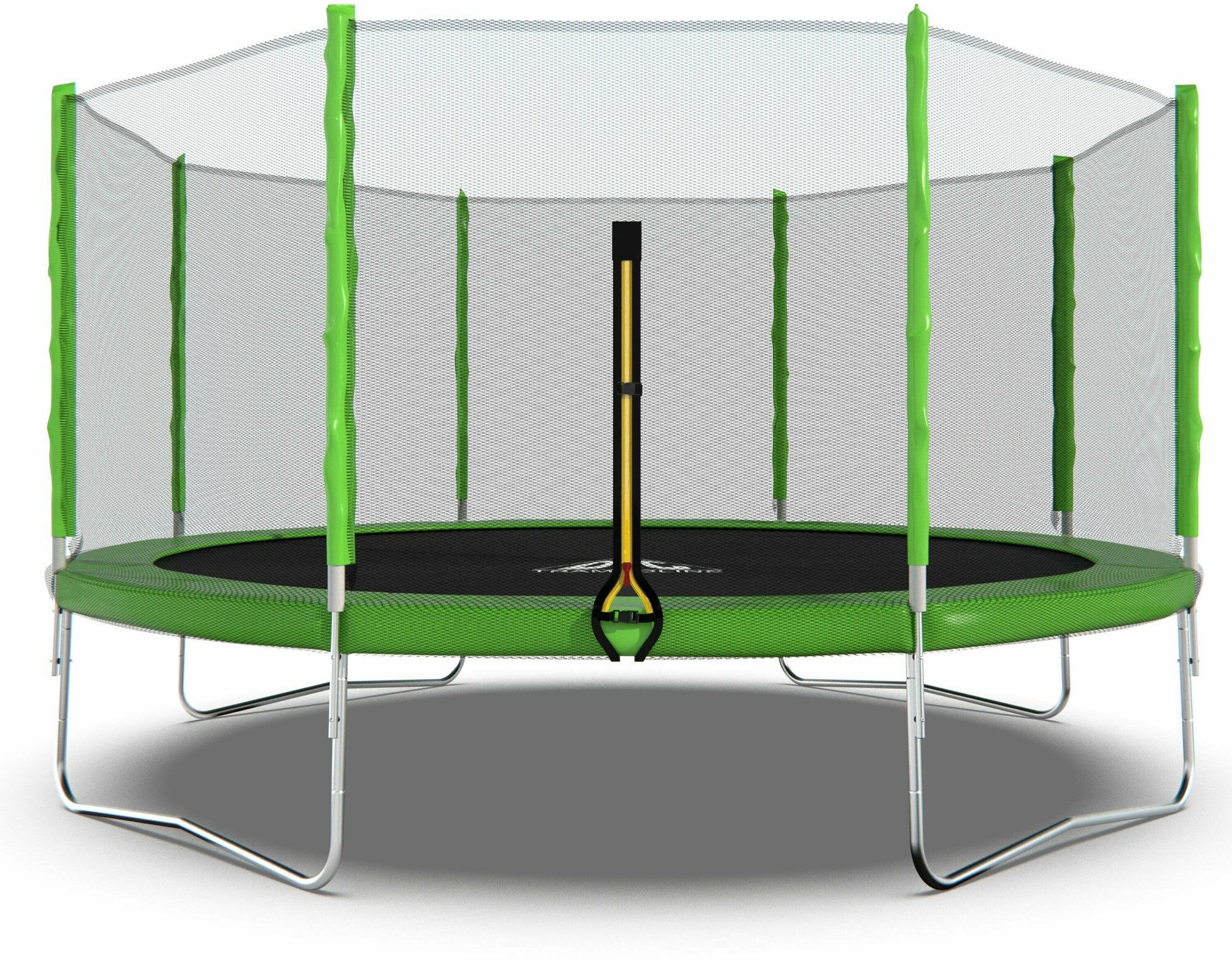 Батут DFC Trampoline Fitness с сеткой 14ft