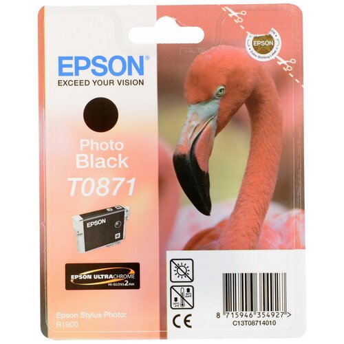 Epson Картридж Epson T0871 Photo Black черный C13T08714010