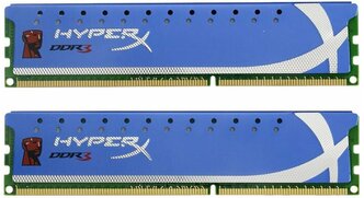 Оперативная память Kingston 8 ГБ (4 ГБ x 2) DDR3 1866 МГц CL9 (KHX1866C9D3K2/8GX)