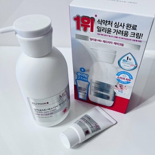 ILLIYOON Увлажняющий крем для тела (330+37мл) red itch care cream