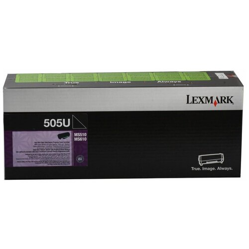 Картридж Lexmark 50F5U00, 20000 стр, черный