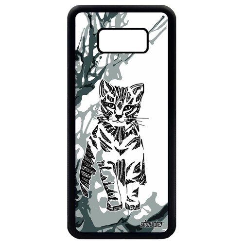 фото Чехол для телефона samsung galaxy s8 plus, "кот" пушистый дикий utaupia